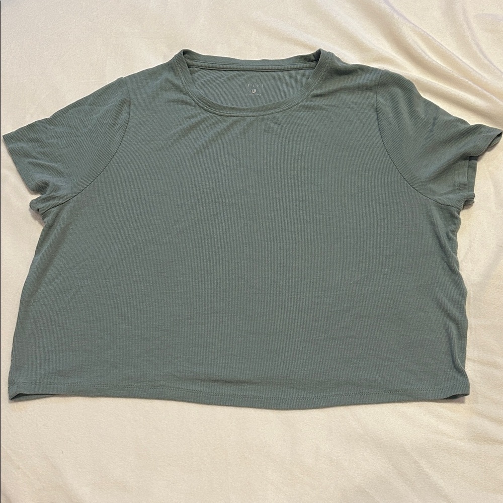 Tavi Sage Ribbed Tee - Picture 2 of 6